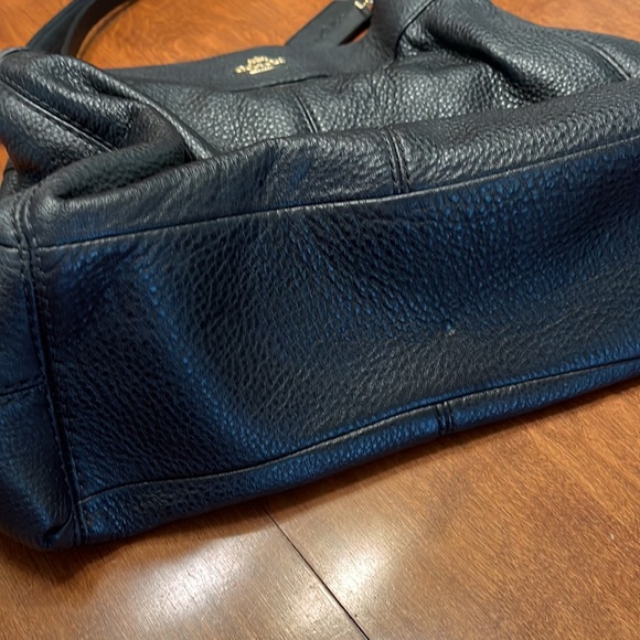 Coach Black Bag, Soft Pebble Leather - Picture 10 of 10
